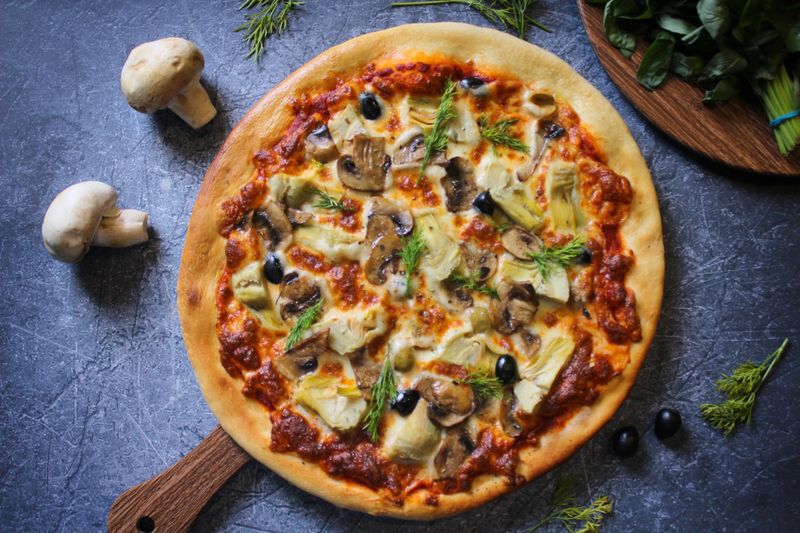 Classic cheeseburger with angus beef and fresh toppings at Pizza inn